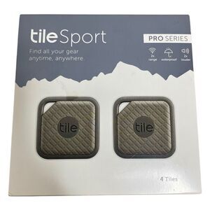 New Tile Sport Pro Series Tracking 4 Pack 2x Range Style Tracker Keychain Device